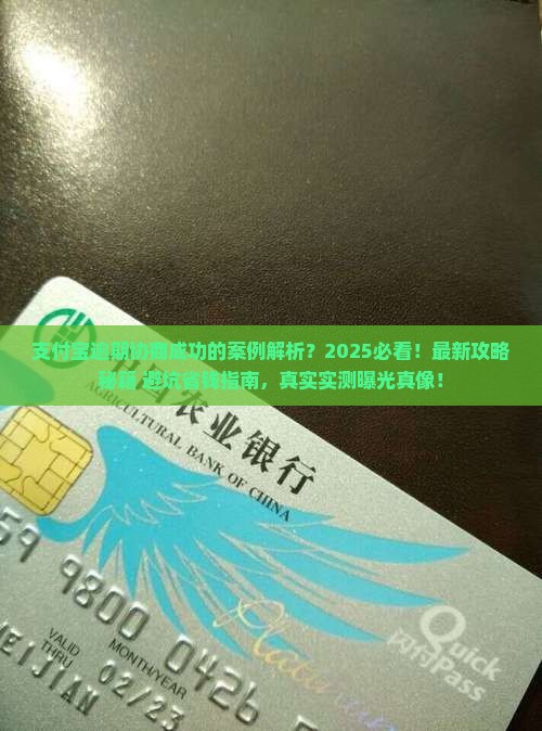 支付宝逾期协商成功的案例