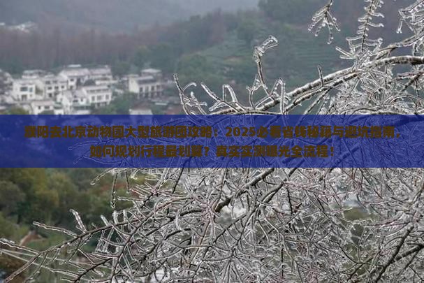 濮阳去北京动物园大型旅游团
