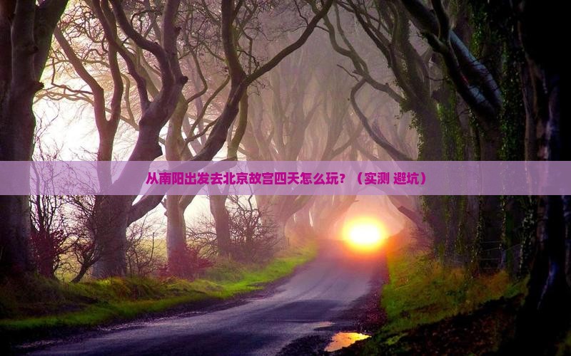南阳到北京故宫博物院四日游