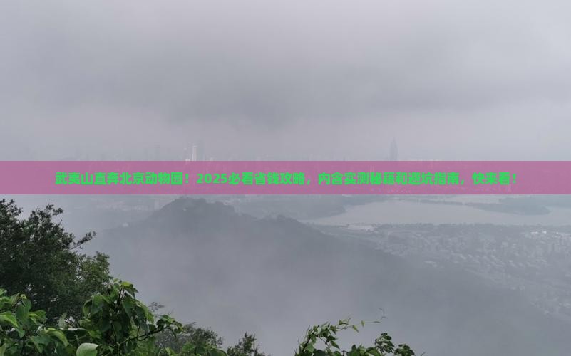 武夷山到北京动物园自由团
