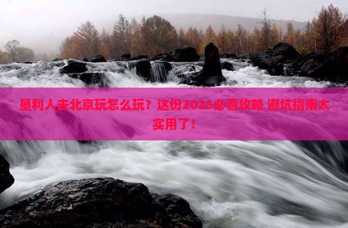 垦利去北京哪里玩
