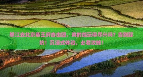 怒江去北京恭王府自由团
