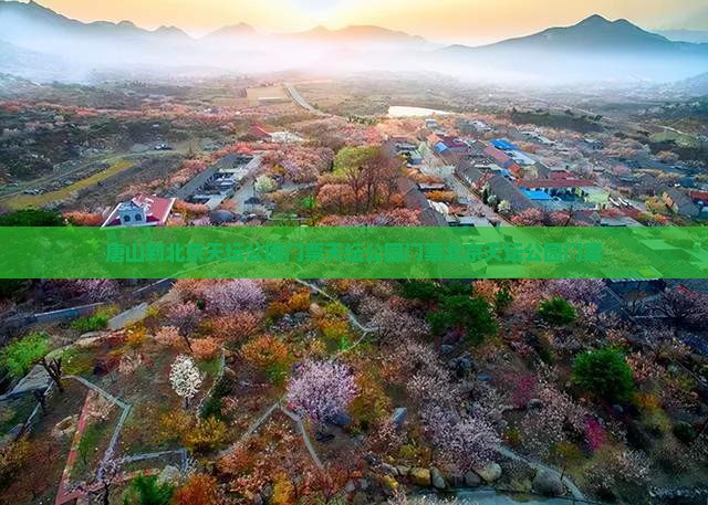 唐山到北京天坛公园门票