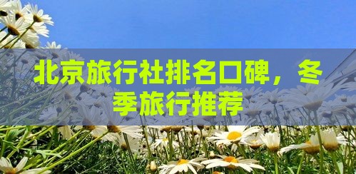 冬天去北京旅行社