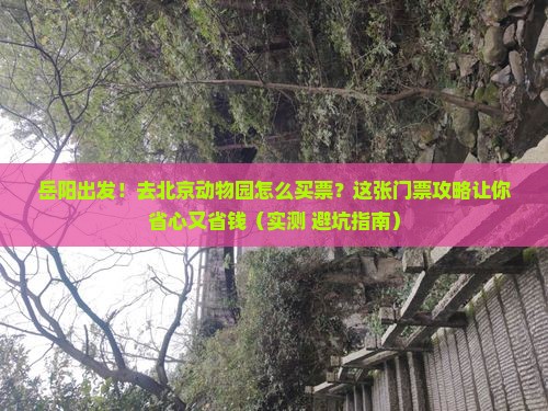 岳阳到北京动物园门票