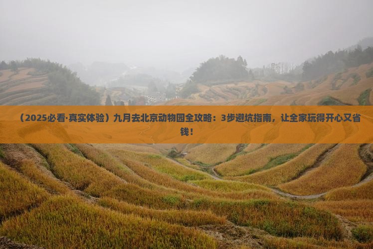 九月到北京动物园旅行社