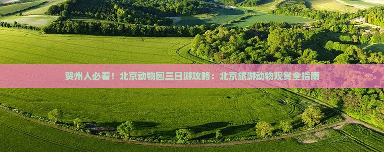 贺州去北京动物园三日游