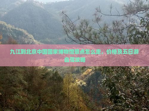九江到北京中国国家博物馆景点