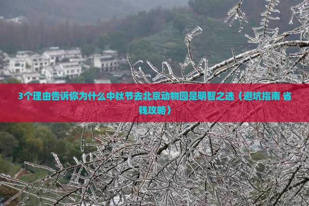 中秋节去北京动物园一日游