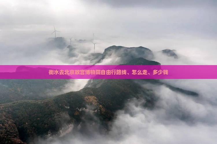 衡水去北京故宫博物院自由行