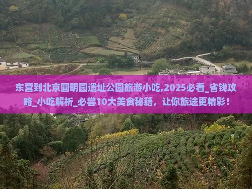 东营到北京圆明园遗址公园旅游小吃