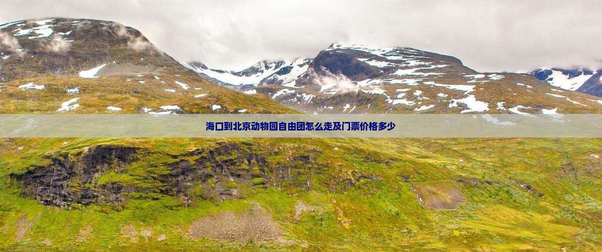 海口到北京动物园自由团