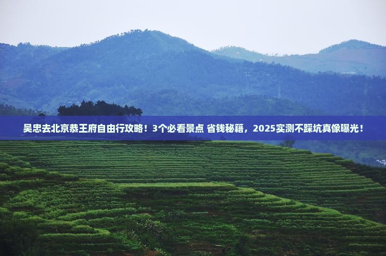 吴忠去北京恭王府自由行