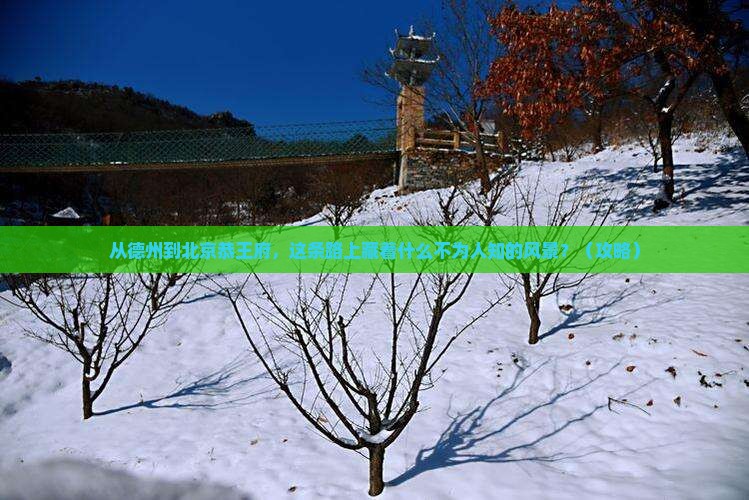 德州到北京恭王府必去地
