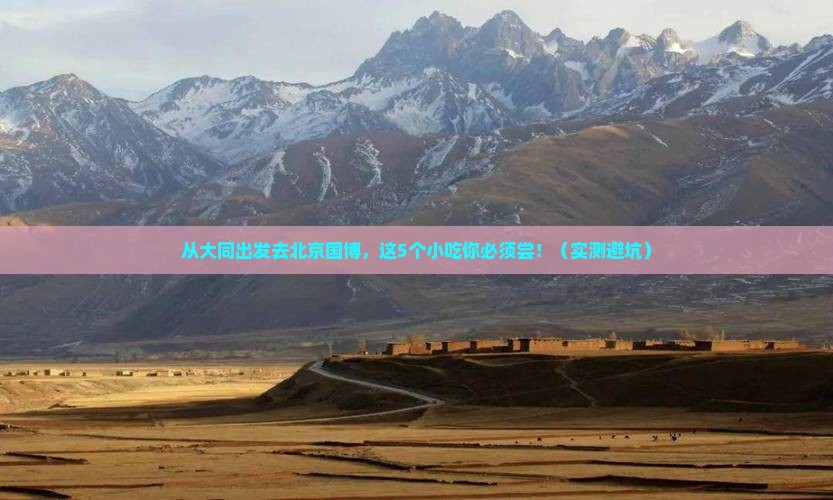 大同去北京中国国家博物馆旅游小吃