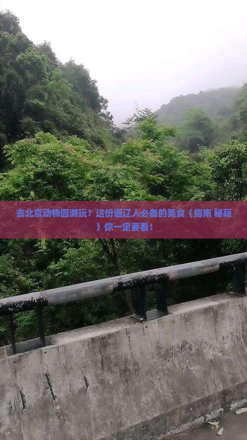 通辽去北京动物园旅游小吃