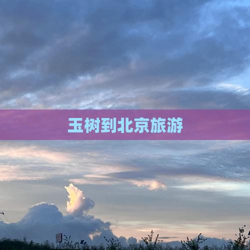 玉树到北京旅游