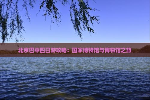 巴中到北京中国国家博物馆四日游
