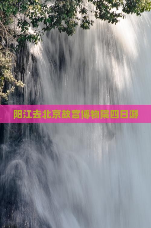 阳江去北京故宫博物院四日游
