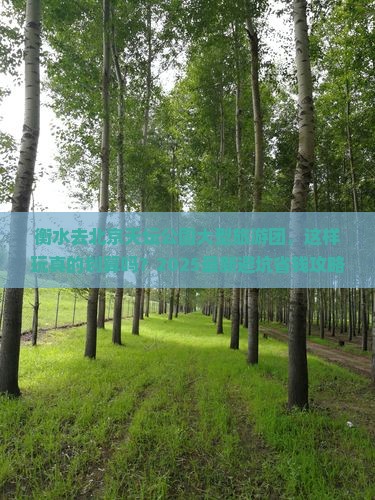 衡水去北京天坛公园大型旅游团