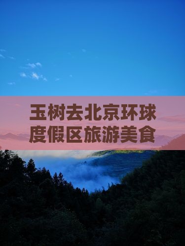 玉树去北京环球度假区旅游小吃