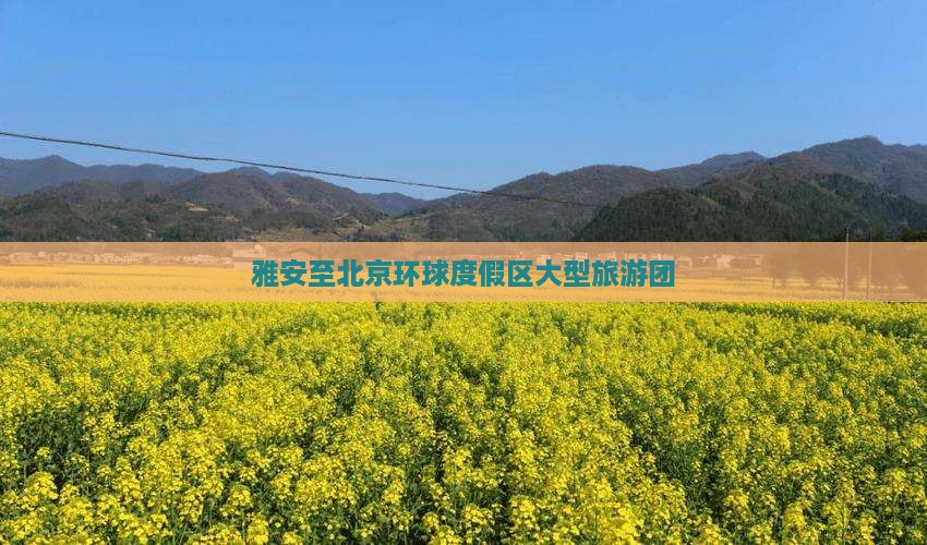 雅安到北京环球度假区大型旅游团