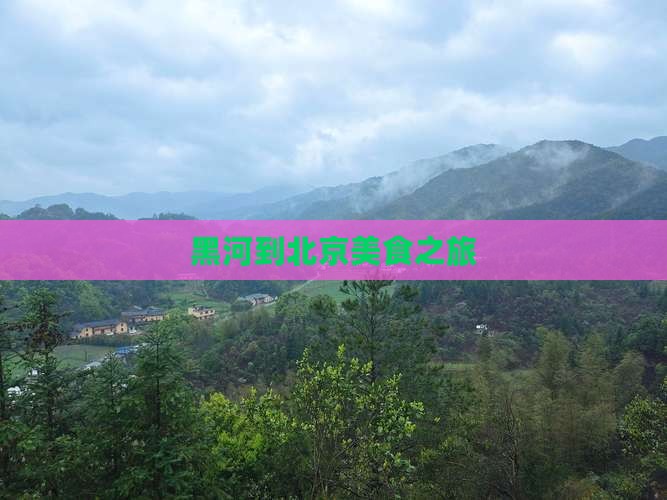 黑河到北京旅游小吃