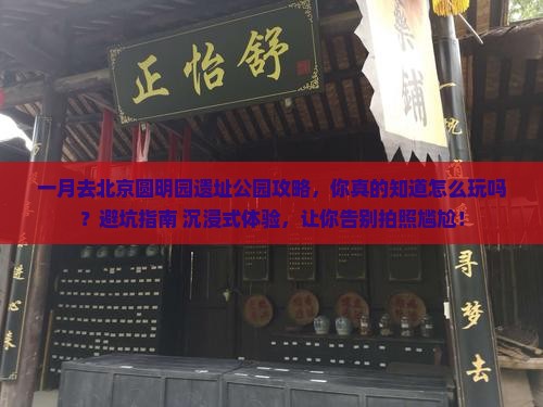一月去北京圆明园遗址公园攻略