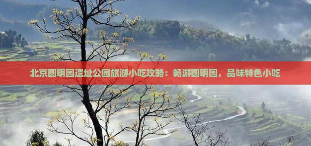 长沙到北京圆明园遗址公园旅游小吃