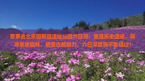 思茅去北京圆明园遗址公园六日游