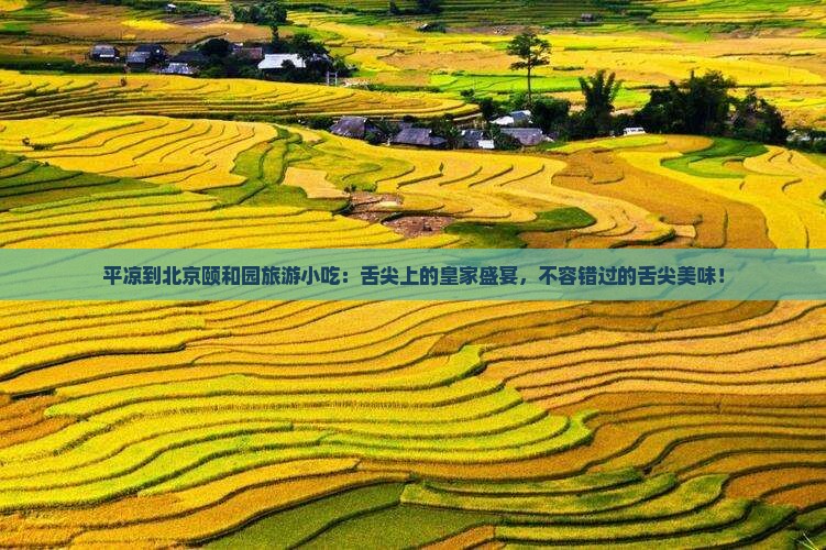 平凉到北京颐和园旅游小吃