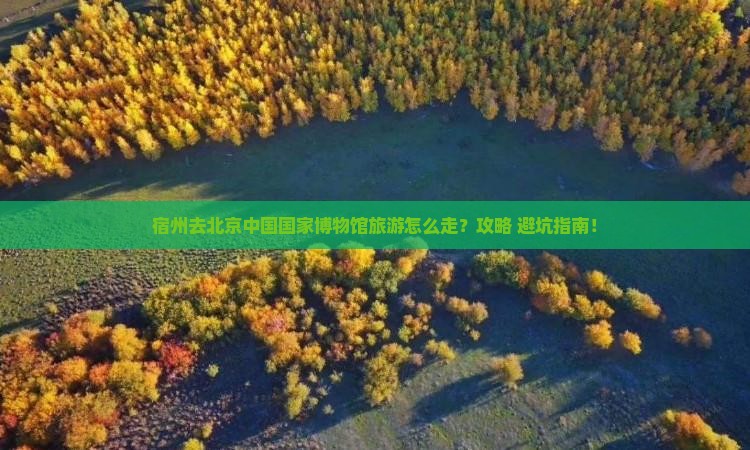 宿州去北京中国国家博物馆旅游