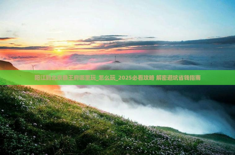 阳江到北京恭王府哪里玩
