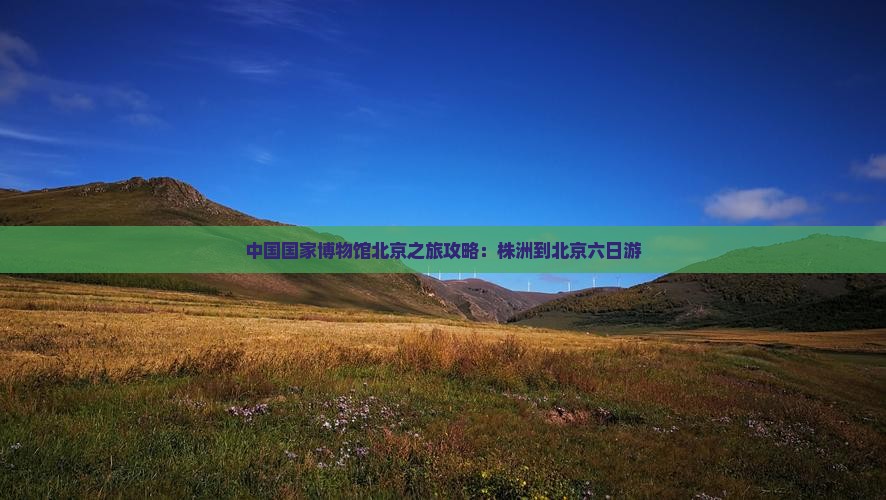 株洲到北京中国国家博物馆六日游