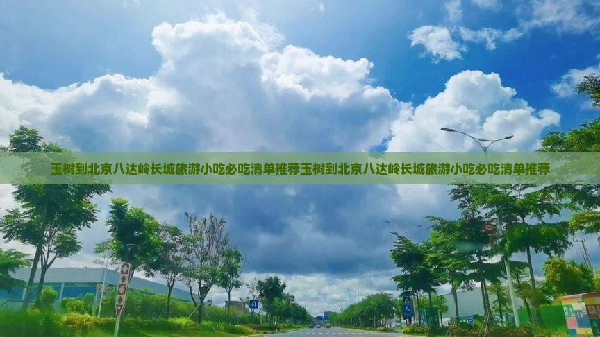 玉树到北京八达岭长城旅游小吃