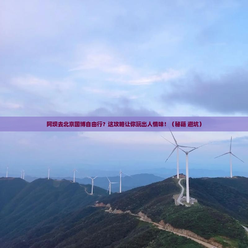 阿坝去北京中国国家博物馆自由行