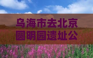 乌海市去北京圆明园遗址公园团体旅游