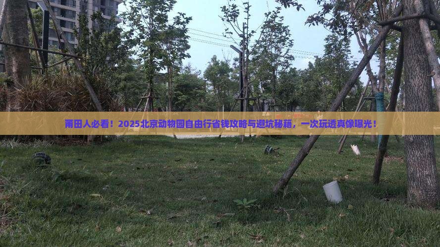 莆田去北京动物园自由行