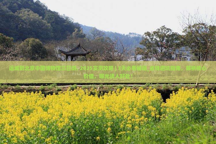 运城到北京中国国家博物馆三日游