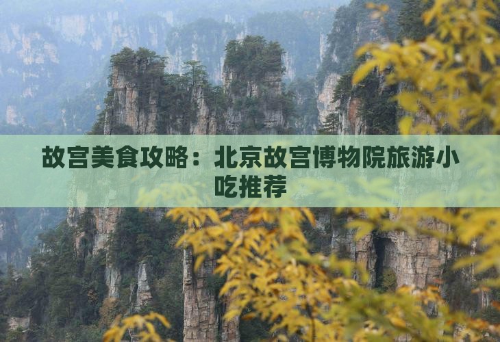 广安到北京故宫博物院旅游小吃
