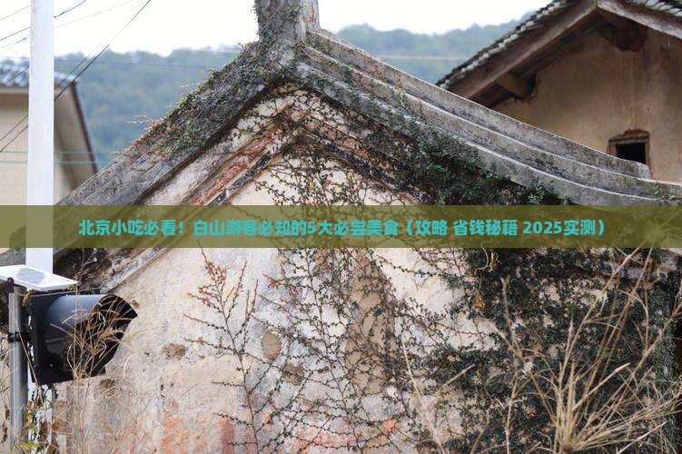 白山去北京旅游小吃