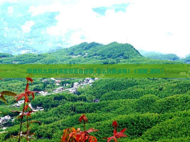 聊城到北京环球度假区自由团