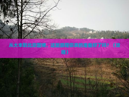 大丰到北京中国国家博物馆景点