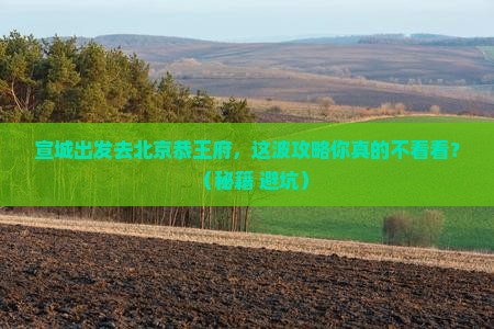 宣城去北京恭王府攻略