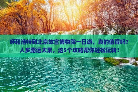 呼和浩特到北京故宫博物院一日游