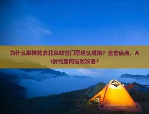 攀枝花到北京故宫博物院门票