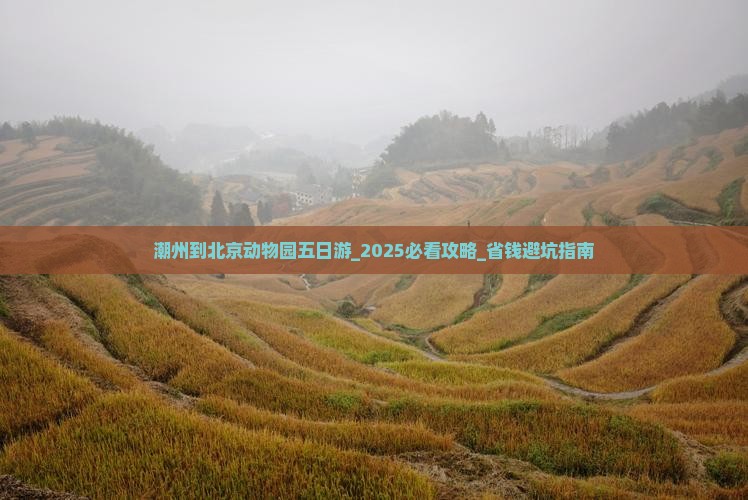潮州到北京动物园五日游