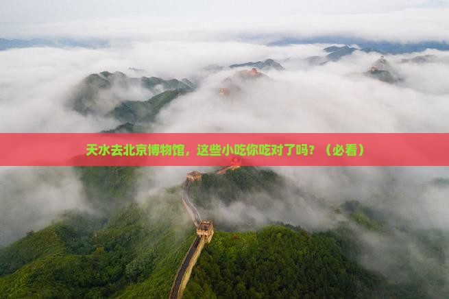 天水去北京中国国家博物馆旅游小吃