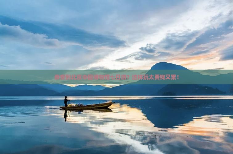 泰安到北京中国国家博物馆七日游