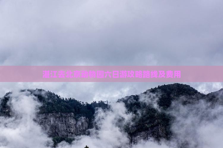 湛江去北京动物园六日游